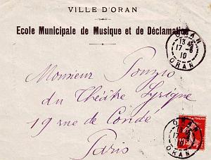 Oran enveloppes pub 892